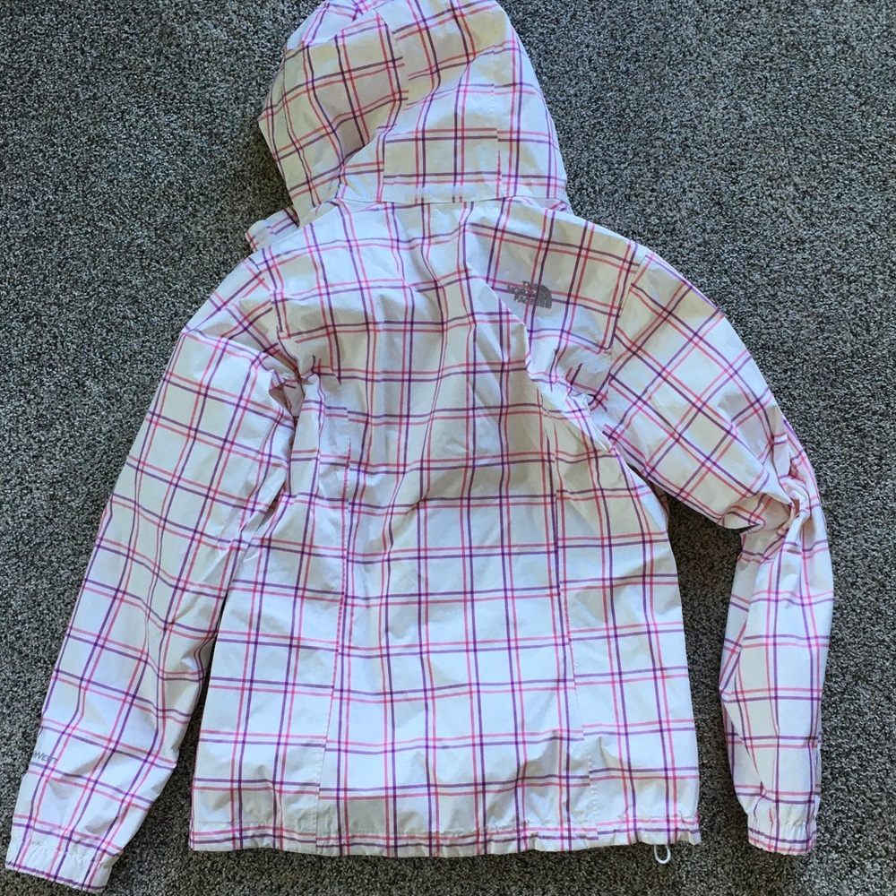 The North Face Pink & Purple Plaid Hooded Jacket - Picture 5 of 8